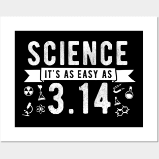 Science It's As Easy As 3.14 Posters and Art